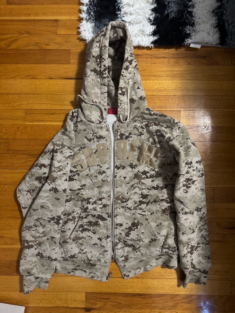 Supreme Digi Camo Zip Up